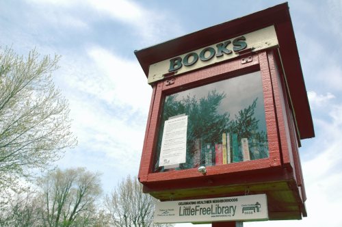 musiclostlove:Went to some of the Little Free Libraries hiding...