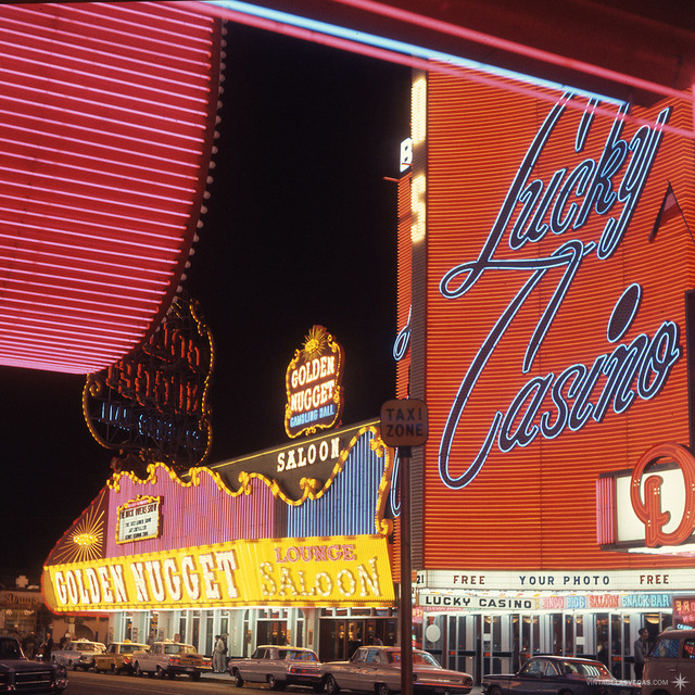 Vintage Las Vegas — Las Vegas, April 1964. Medium format slides, the...