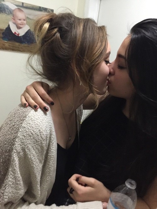 Lesbian kisses