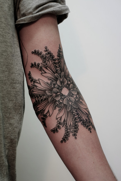 kowhai tree tattoo