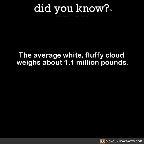 the-average-white-fluffy-cloud-weighs-about-11