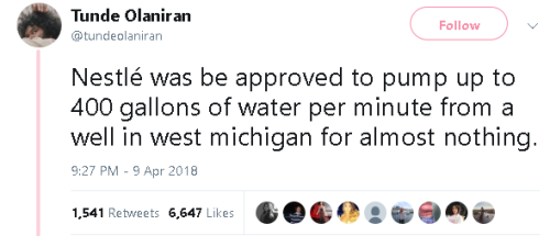 gahdamnpunk:Flint. Still. Has. No. Clean. Water.