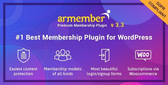 ARMember v3.3.2 – WordPress Membership Plugin Nulled