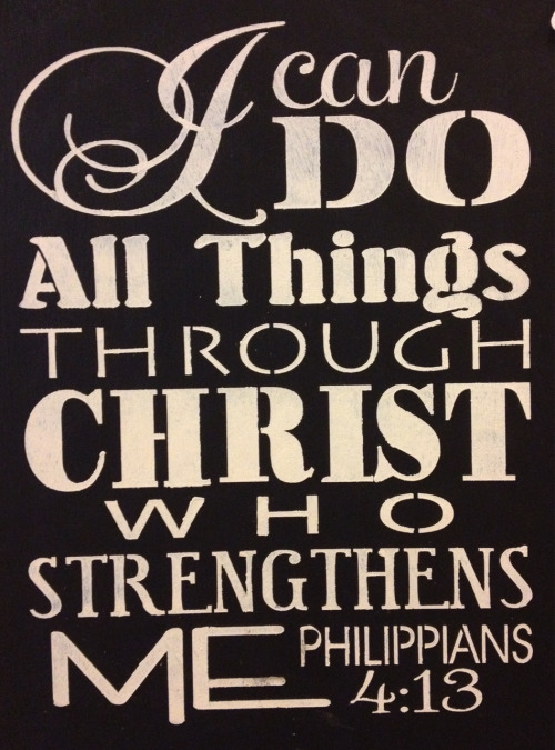 philippians 4:13 on Tumblr