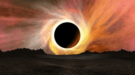 will the earth go into a black hole