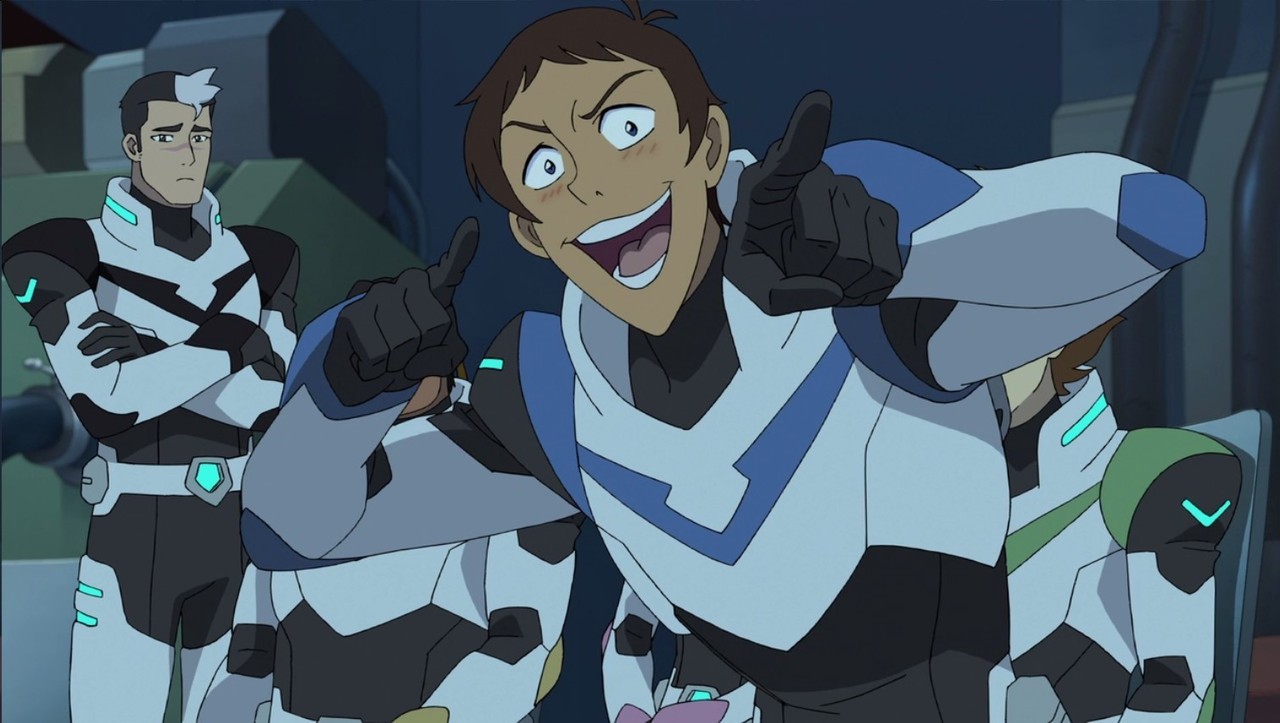 Voltron Reference — Lance + finger guns 👉🏽👉🏽