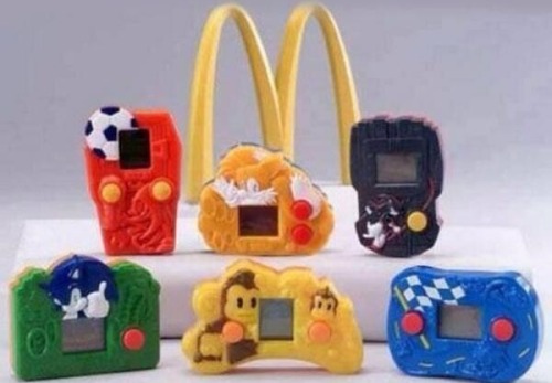 your90s2000sparadise:McDonald’s Sega Happy Meal Toys, 2003