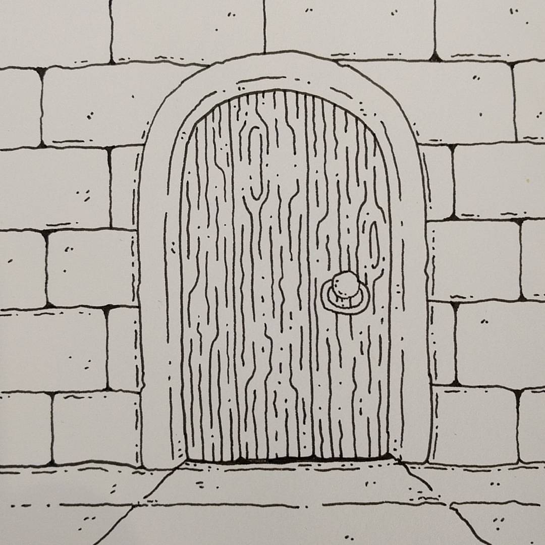 Bodieh Classic Dungeon Door No Mortar