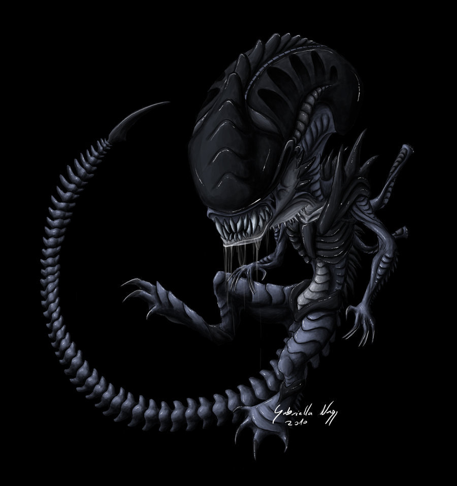 Chibi Xenomorph Queen