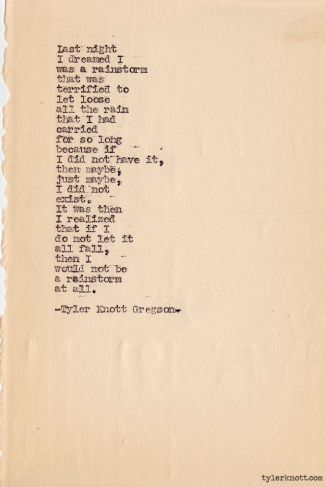Tyler Knott Gregson — Typewriter Series #307 by Tyler Knott Gregson