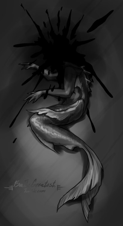 boxthegreatest:My mermay challenge which I combined with guro...