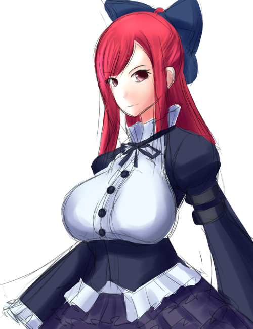 Commission for a Deviant Art user of Erza Scarlet going through...