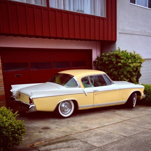 packardbaker:Studebaker K-body hardtops in San Francisco. 1956...