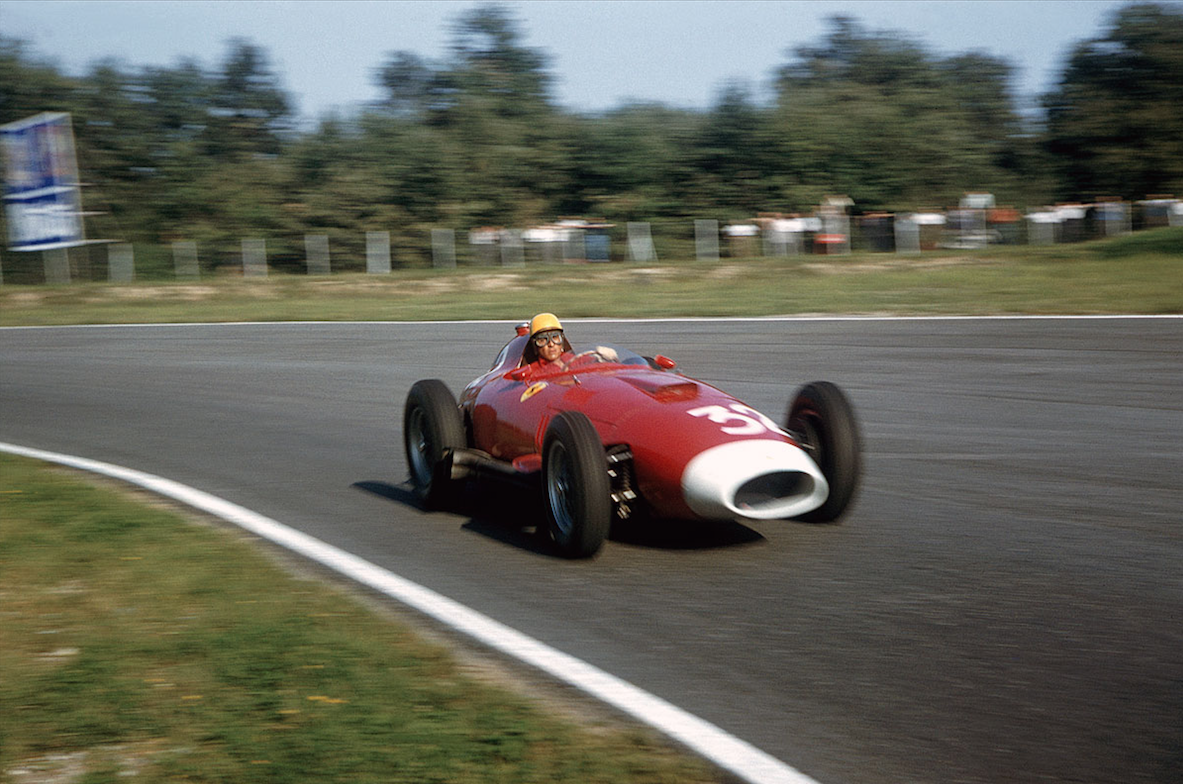 Luigi Musso in his Ferrari 801 at the Gran Premio... - Legends of Racing