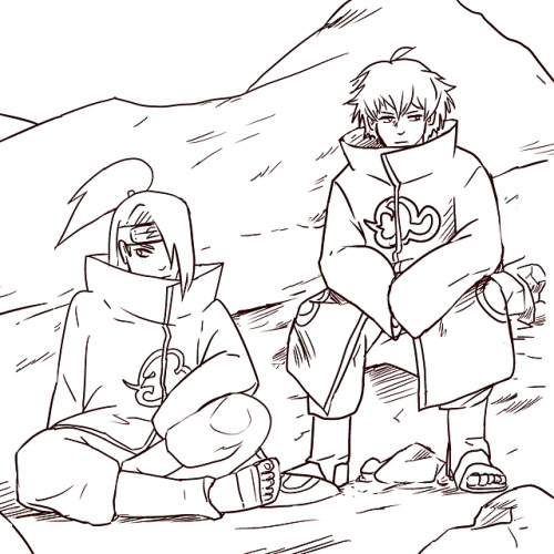 evartandadam:.. .Adventures in the desert with Sasori!“You...