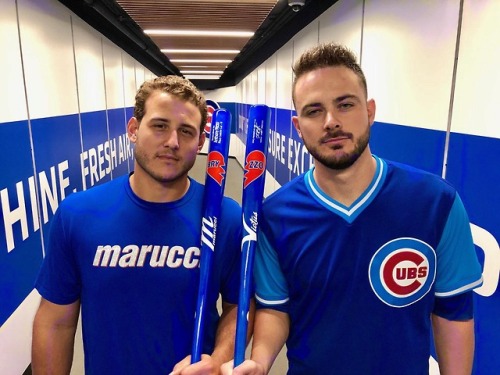 swiftjolras:@Cubs: Tony & KB 4eva. #PlayersWeekend