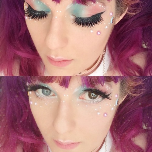 angeleeku:Today’s look inspired by @pastelusagi getting...