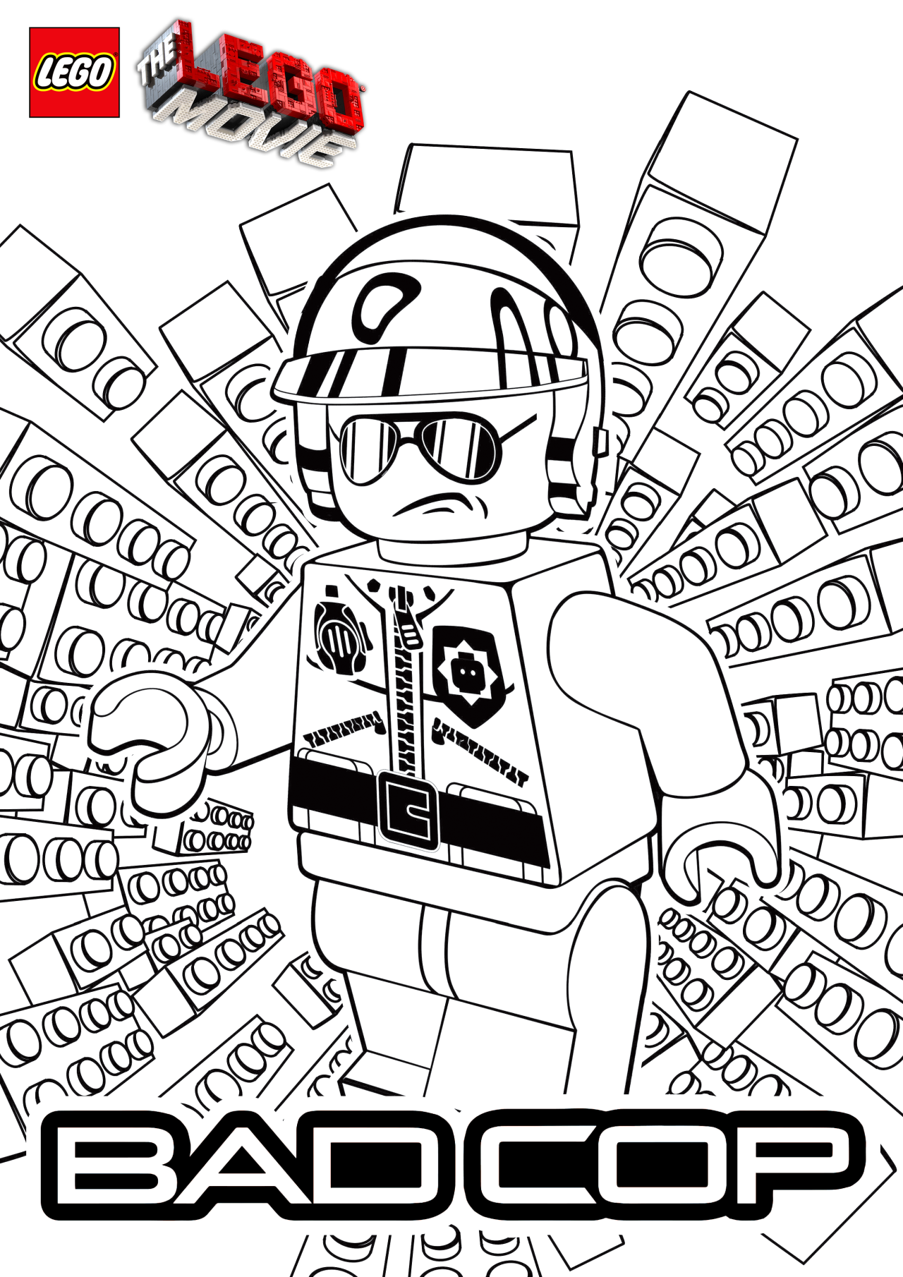 LEGO Minifigures The LEGO Movie Coloring Pages