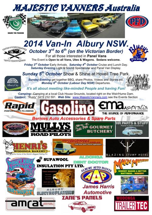 2014 Van-In3-6 OctoberAlbury/WodongaAustraliaVans, Vans,...