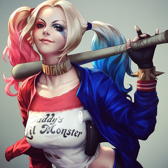 artgerm harley quinn