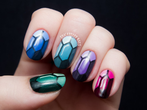 nail design with tape tumblr