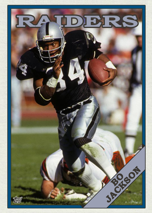 Bo Jackson, Oakland Raiders - Designing Sport