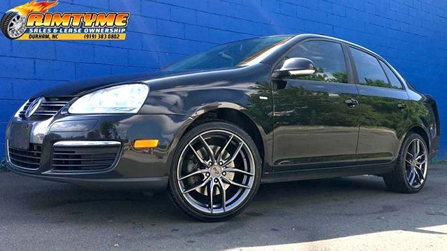 Volkswagen Jetta sitting on 18" Niché Vosso – M204 Gunmetal wheels wrapped in 225-40-18 Ironman tires via RimTyme of Durham, NC (919) 383-0802