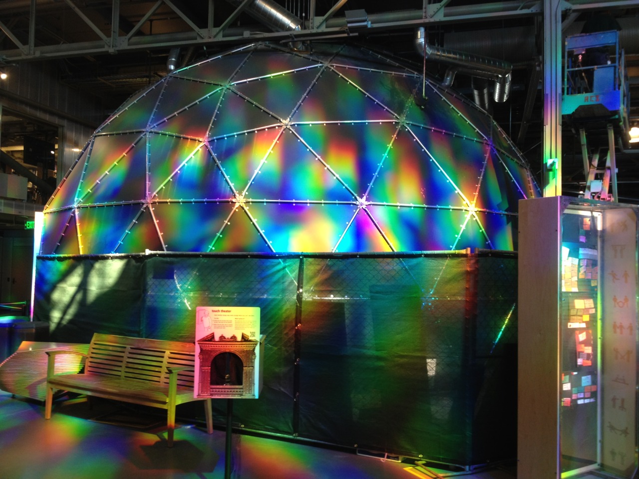 Exploratorium - Our Brand New Tactile Dome Is Nearly Complete! As...