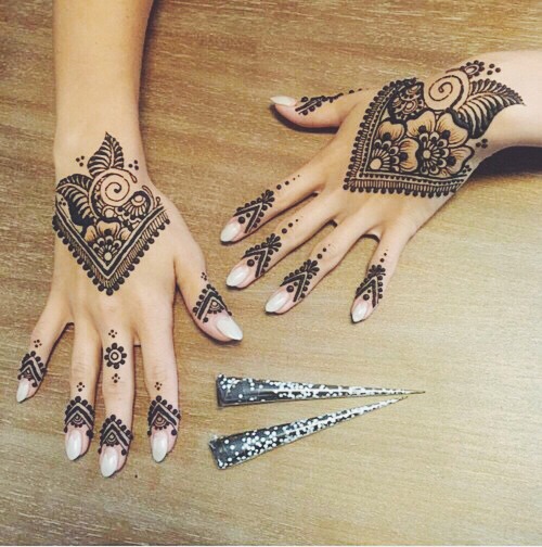 henna tattoo on Tumblr