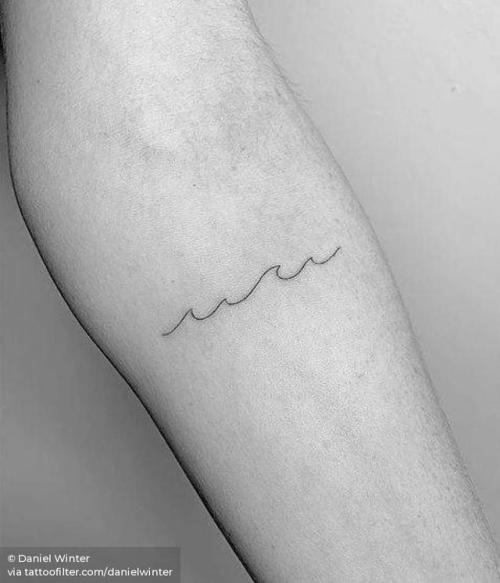 Simple Wave Tattoo  InkStyleMag