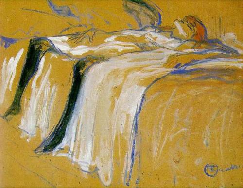 artist-lautrec:Alone (Elles), Henri de Toulouse-LautrecMedium:...