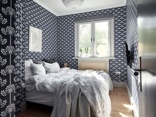 gravityhome:Wallpapered Scandinavian apartmentFollow Gravity...