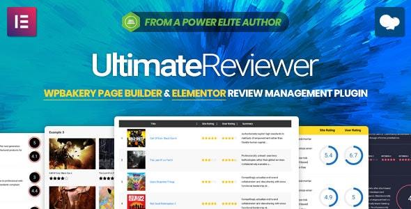 Ultimate Reviewer v2.2 - Elementor & WPBakery Page Builder Addon Nulled