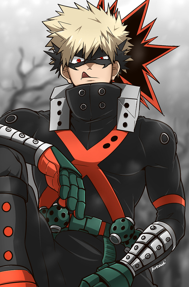 winter costume bakugou