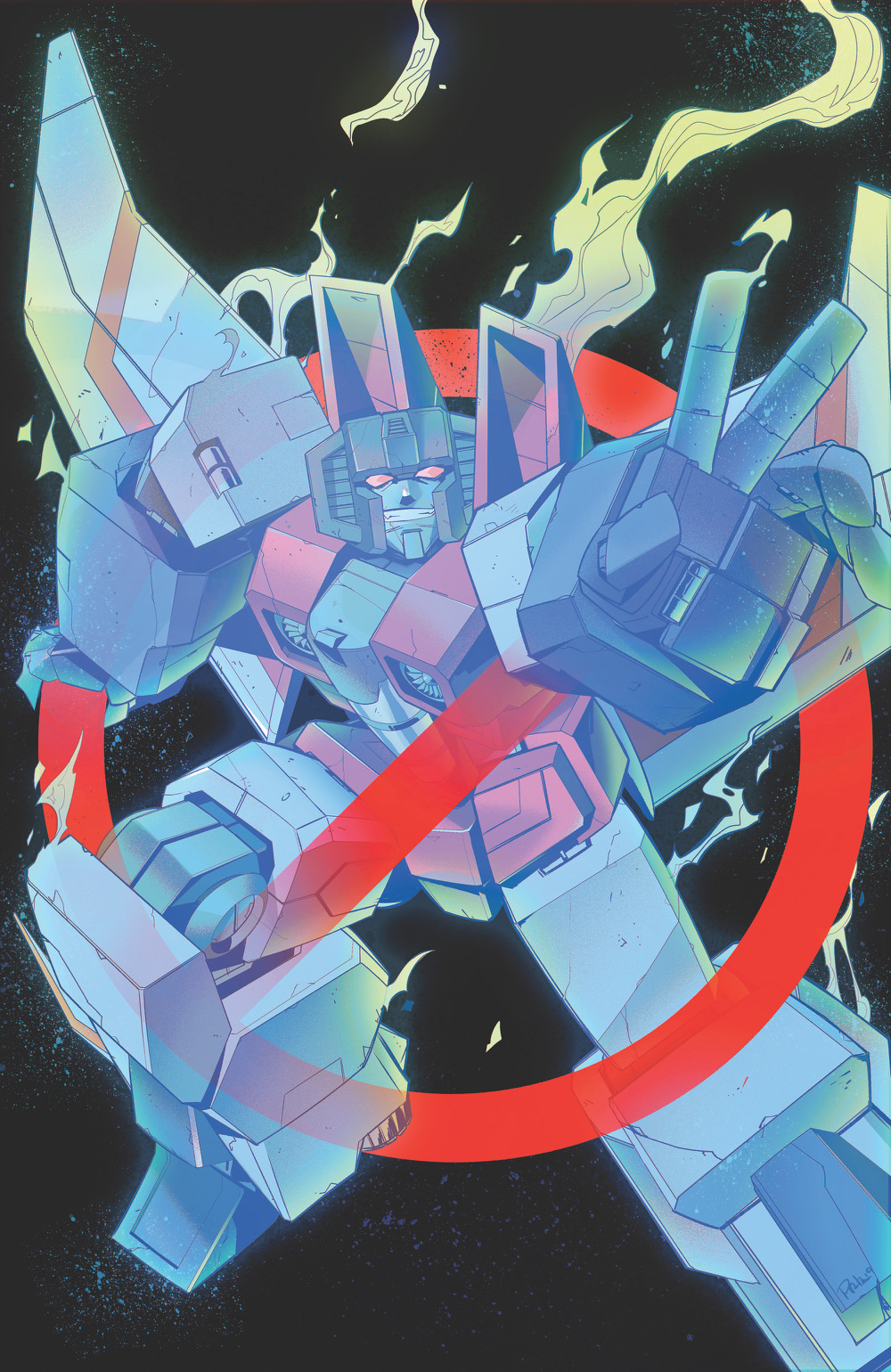 scans_daily | First Sight of the TransformersGhostbusters comic