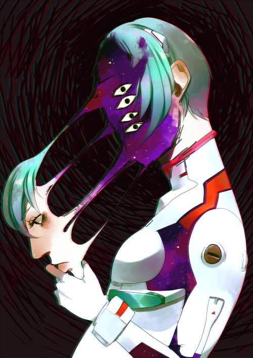 ayanami rei nge evangelion body horror dsfsdc eyes sdfs?? art