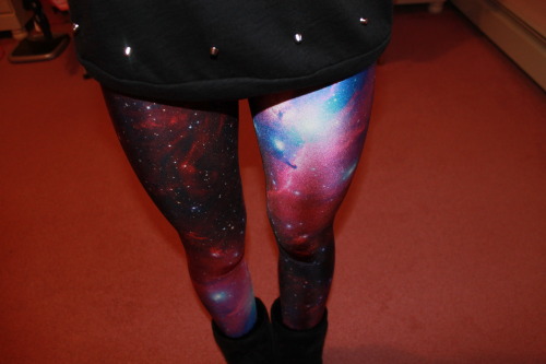 galaxy print on Tumblr  Galaxy leggings, Purple leggings, Galaxy pants
