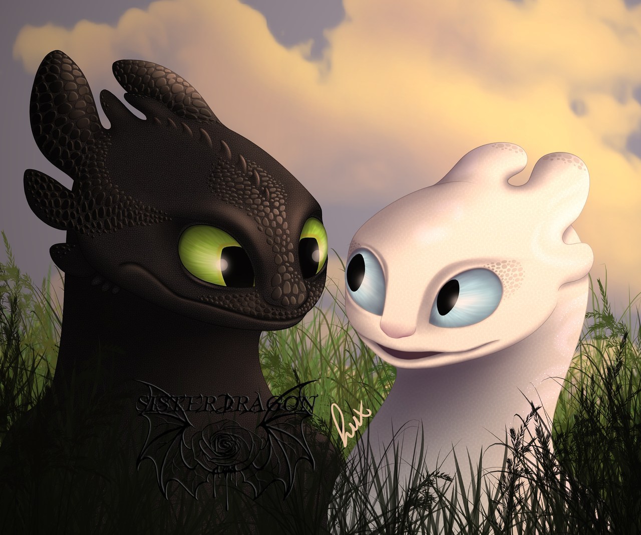 Sisterdragonarts My First Entry For The Httyd Discover Your Duo