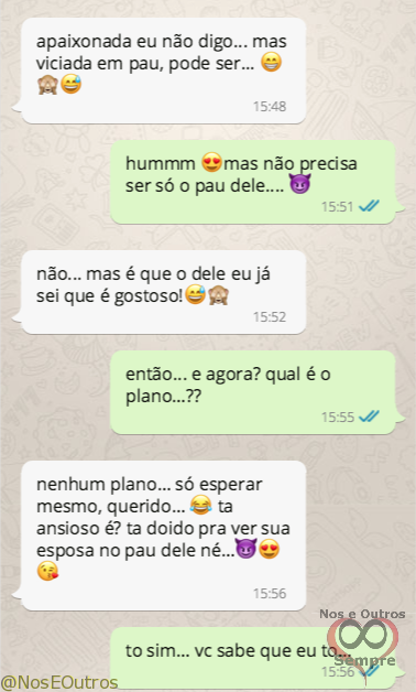 contonochat:CONVERSA DE MARIDO E MULHER IIIFinalmente a esposa...