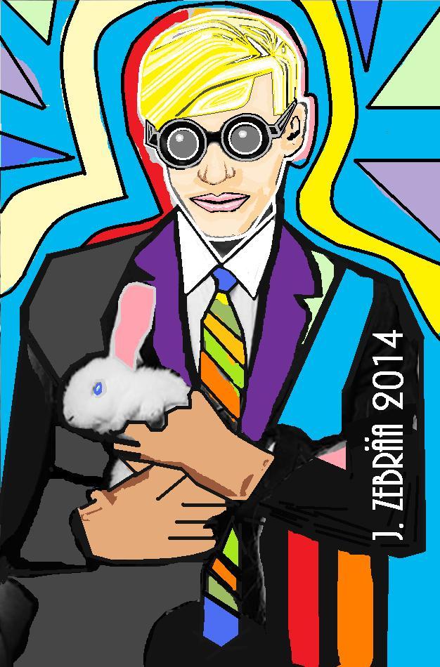 “Honey Bunny, Andy Warhol” 2014
#WarholWednesday #jzebraa Electric Digital Art by: Jourdan Zebraa
Andy Warhol Museum