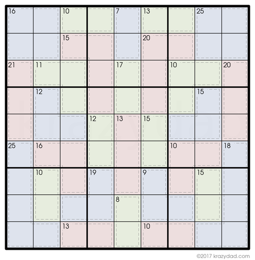 little puzzler solve this puzzle at krazydad tough killer sudoku