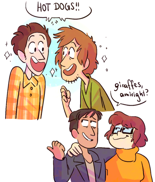 cirilee:have some doodles about the buzzfeed boys meeting the...