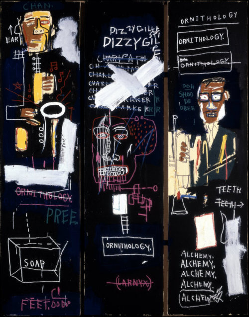 harteconhache:Jean-Michel Basquiat - “Horn Players” (1983,...