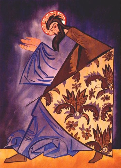 natalia-goncharova:Liturgy - sketch of a costume, 1914,...