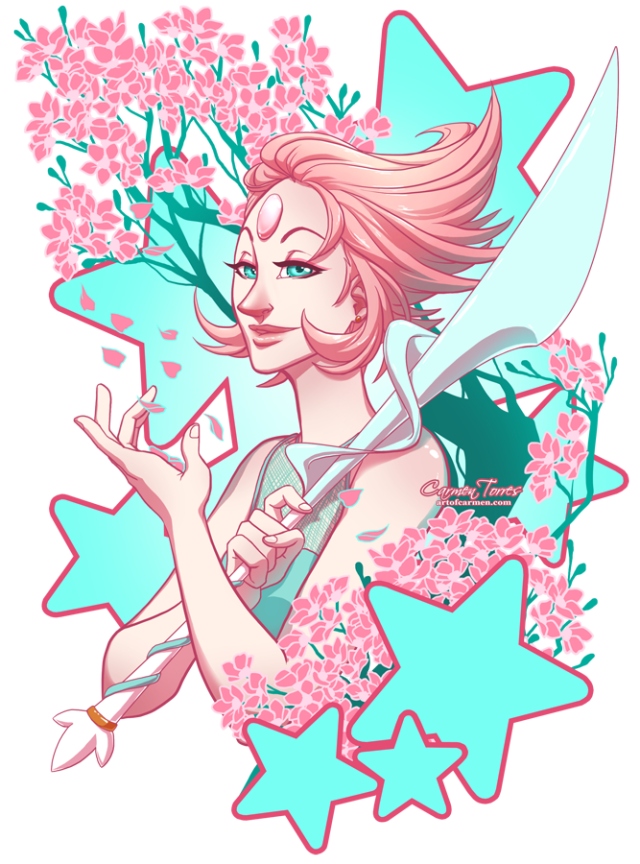 The Art of Carmen - Portrait of Pearl, from Steven Universe. I...