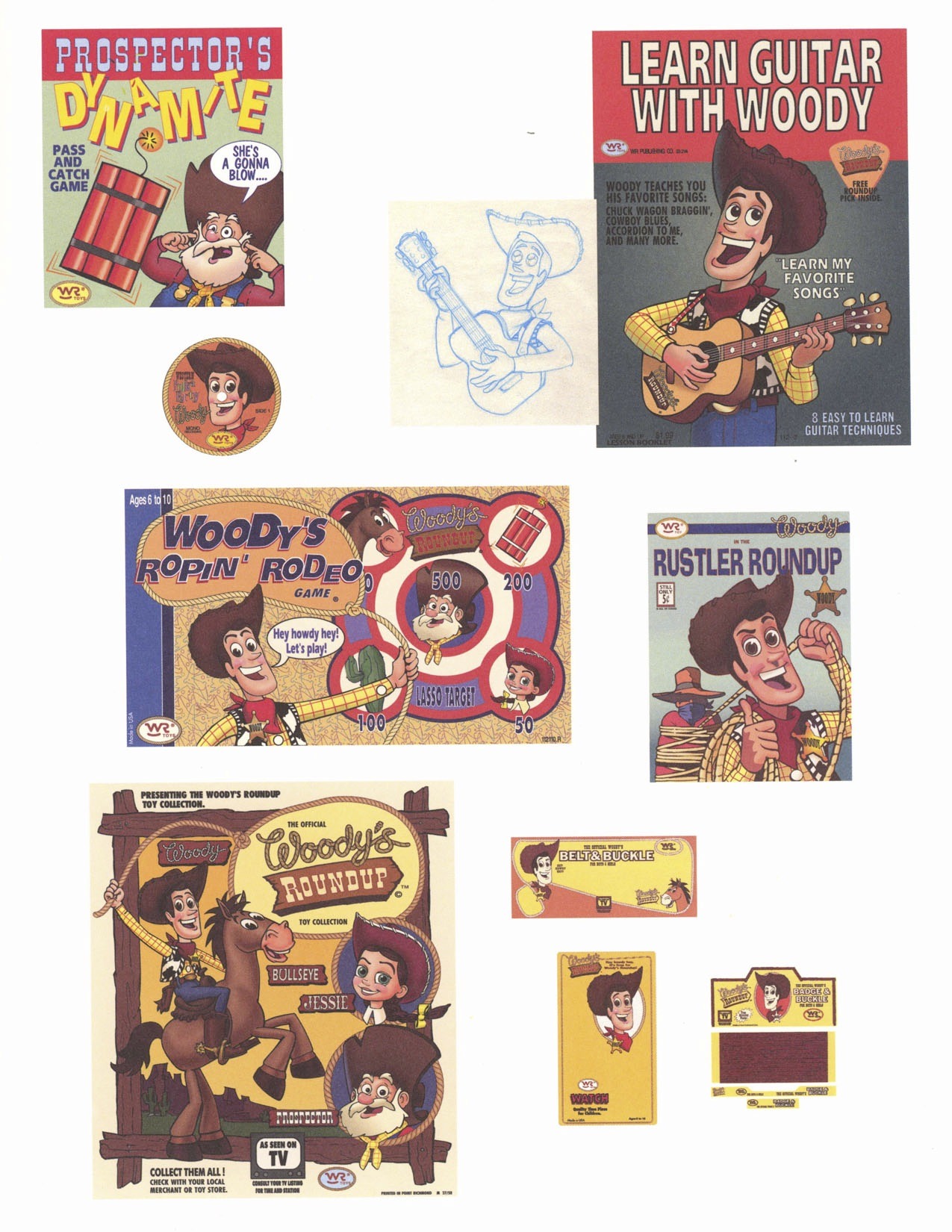  Woody s Roundup concept art for Toy Story 2 from Toy 