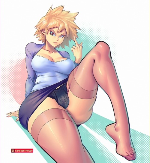 supersatansister:Mitsuki Bakugo (Boku no Hero), showing off a...