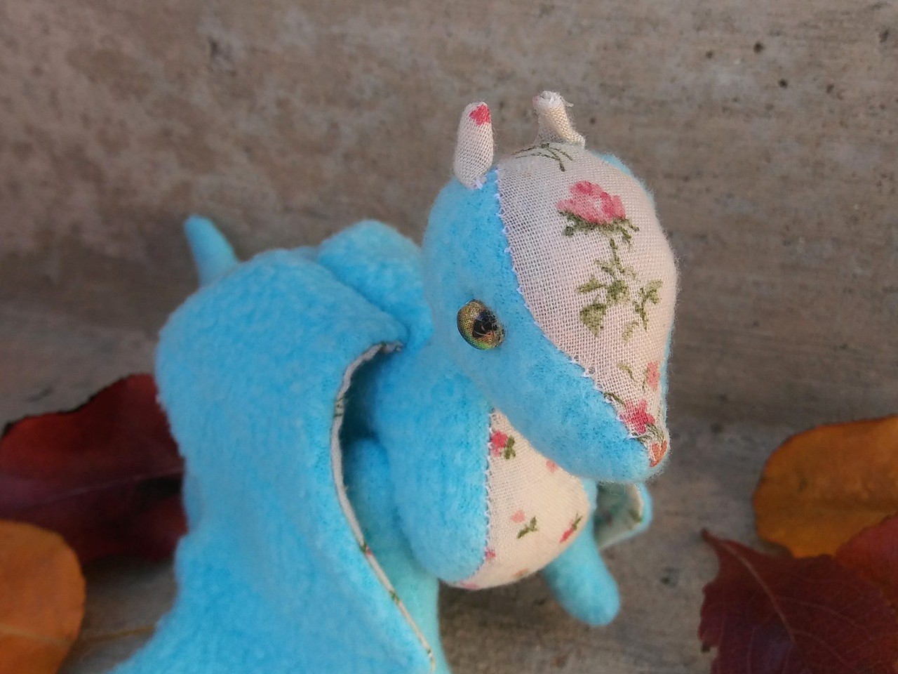 pink dragon soft toy