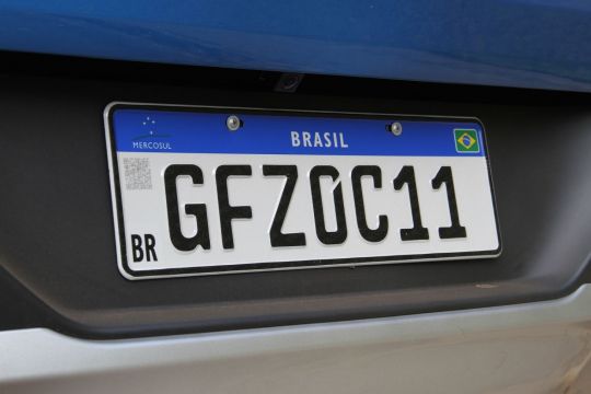 nova placa veiculos brasil padrao mercosul