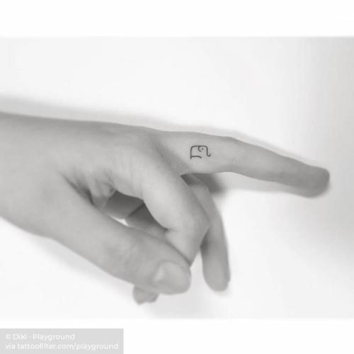 Mini Tattoos on Twitter Elephant finger tattoo   httptconlYWz9iINQ  Twitter